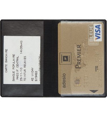 Etui 2 cartes de crédit en PVC personnalisé Fabriqué en France