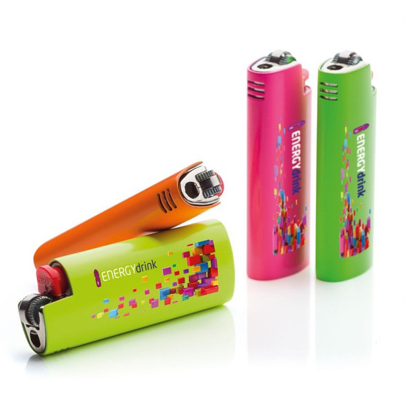 Coque briquet publicitaire BIC® express Styl'it Luxury Lighter Case britePix™