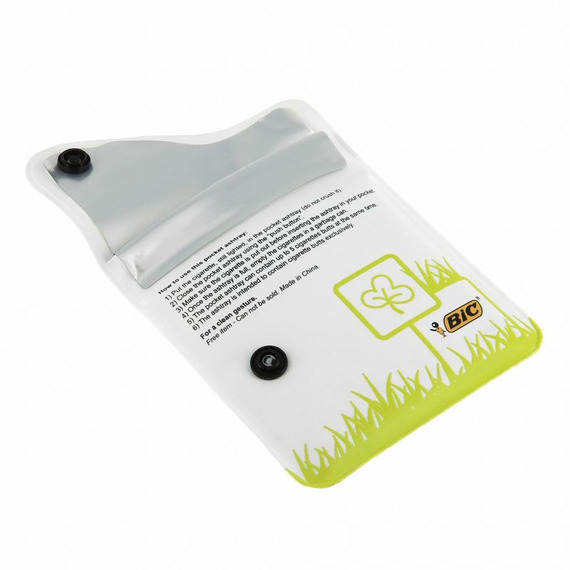 Cendrier de poche BIC® publicitaire Pocket Ashtray