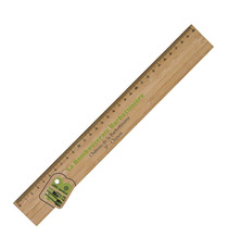 Règle personnalisée  sur mesure en Bambou