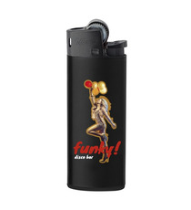 Briquet personnalisé BIC® J25 All Black britePix™