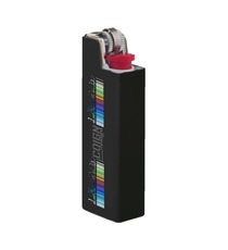 Coque de briquet publicitaire BIC® Aluminium Flat Case britePix™