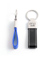 Porte clés simili cuir personnalisé et zamac 75x20 mm