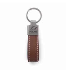 Porte clés simili cuir personnalisé et zamac 75x20 mm