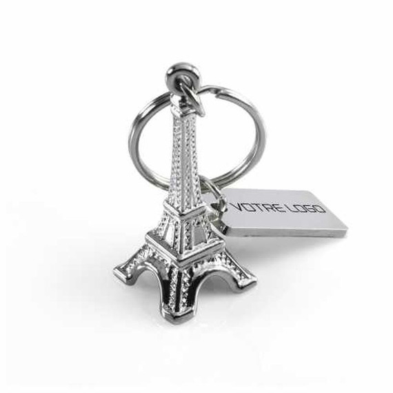 Porte-clés personnalisable Tour Eiffel