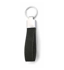 Porte clés publicitaire zamac avec strap polyester