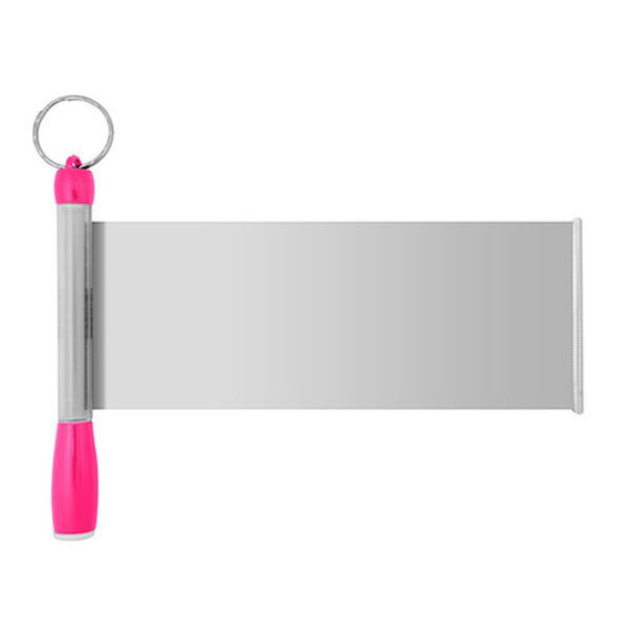 Porte-clés Lampe publicitaire avec bannière déroulante