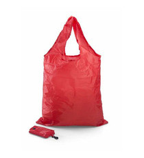 Sac shopping pliable publicitaire polyester avec pochette