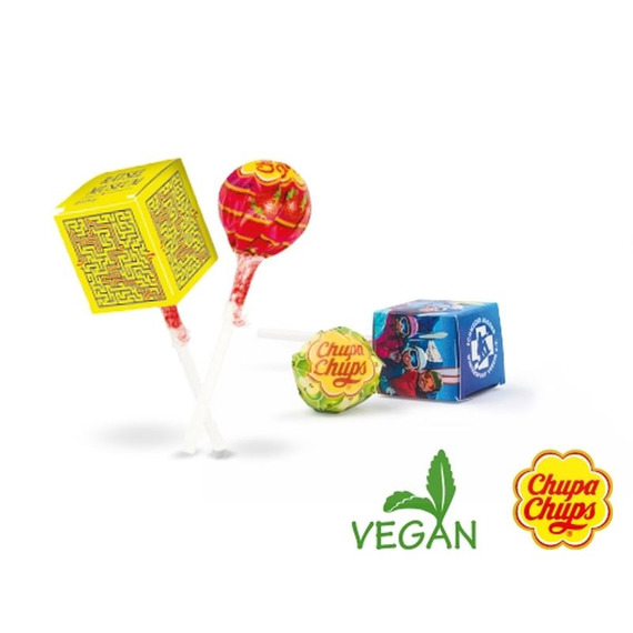 Sucette Chupa Chups végan publicitaire