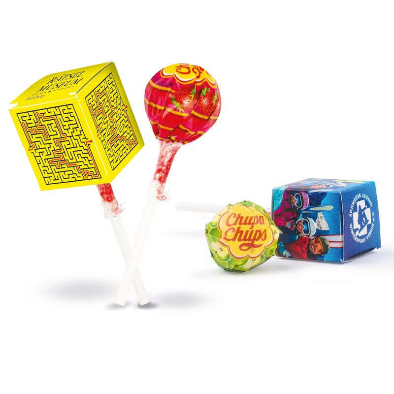 Sucettes Chupa Chups végan publicitaires