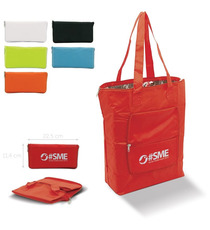 Sac isotherme publicitaire pliable