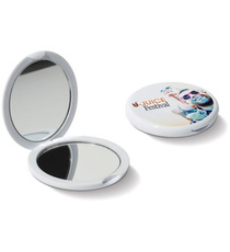 Miroir plat personnalisé de poche