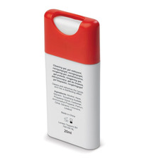 Spray publicitaire nettoyant pour les mains