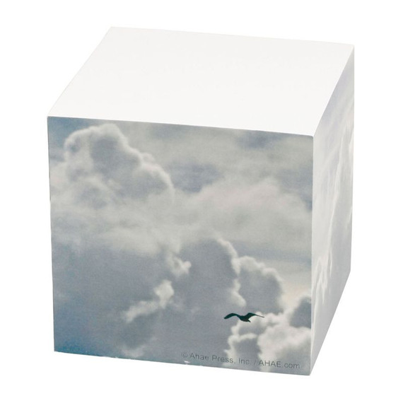 Bloc-notes autocollantes publicitaires 70x70x70 mm Bloc-notes autocollantes publicitaires 70x70x70 mm