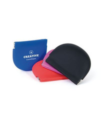 Porte-monnaie clic-clac publicitaire silicone