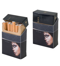 Protège-paquet publicitaire de cigarettes sur mesure
