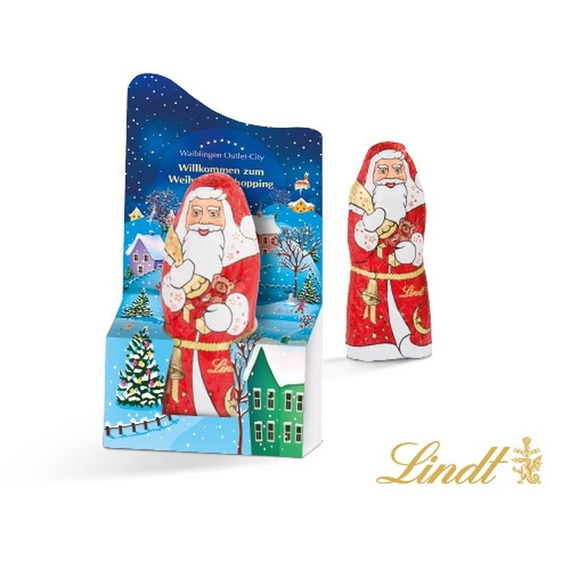 LINDT Père Noël en chocolat (Carton, 10g) comme cadeaux
