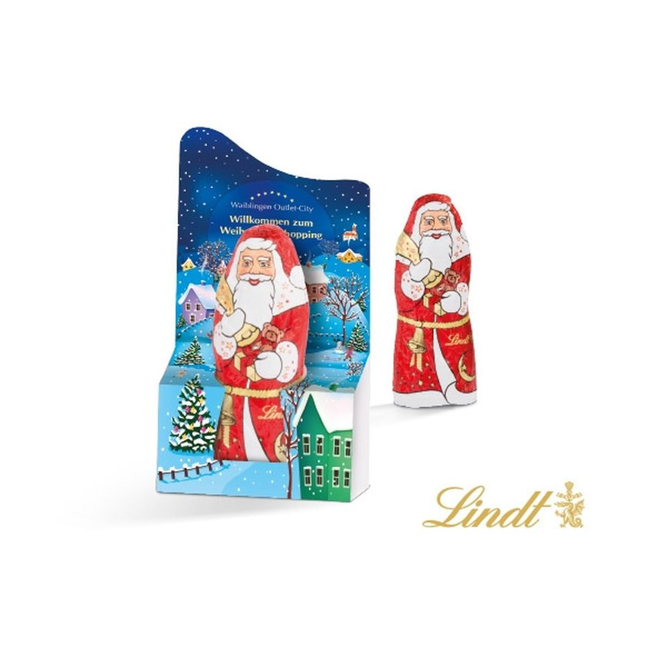 Père-Noël Lindt personnalisable 10g