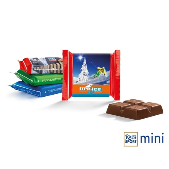 Chocolats publicitaires Ritter Sport mini