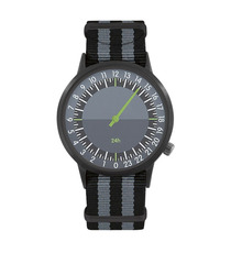 Montre publicitaire 24h mono-aiguille