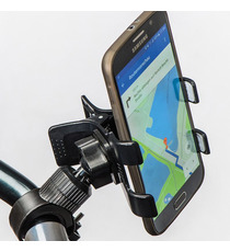 Support téléphone portable pour vélo publicitaire
