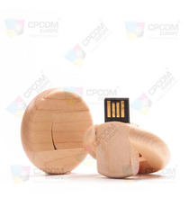 Clés USB personnalisée bois flash drive Wood Cookie