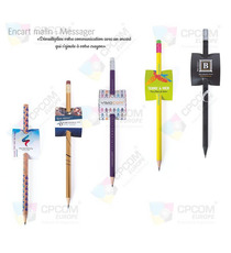 Crayon encart publicitaire messager sur mesure