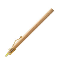 Crayon de papier personnalisé Clip'One préstige fluo en bois Made in France