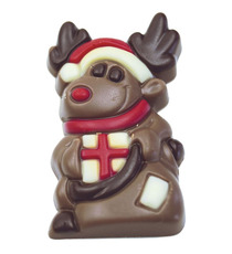 Figurines publicitaires en chocolat de Noël