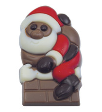 Figurines publicitaires en chocolat de Noël