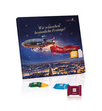 Calendrier de l'avent Ritter Sport personnalisable Mini bar QUADRETTIES