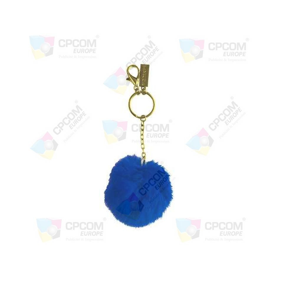 Porte-clés personnalisable avec Pompon