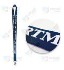 Lanyard personnalisé en marquage relief 3D