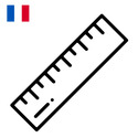 Règle personnalisée fabriquée en France