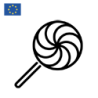 Bonbon publicitaire Fabriqué en Europe