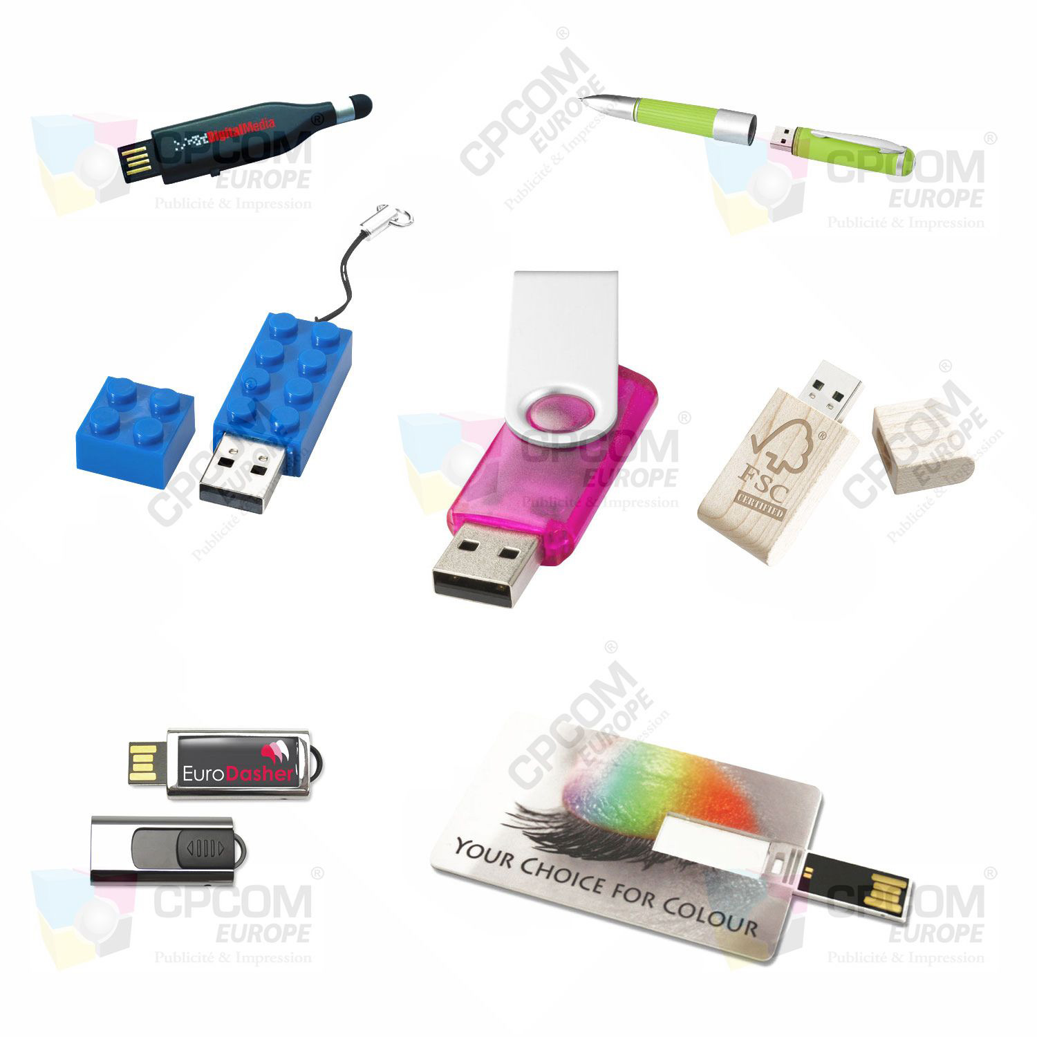 Clé USB personnalisable CPCOM Europe