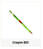 Crayon publicitaire BIC