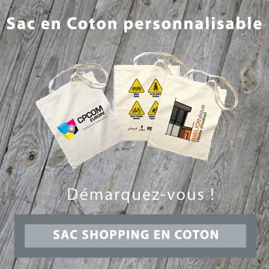 Sac shopping coton publicitaire