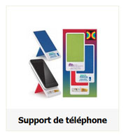 Support de téléphone publicitaire