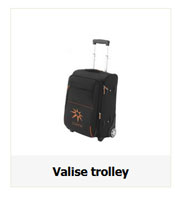 Valise trolley publicitaire