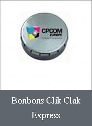 Bonbon pubicitaire Clik Clak