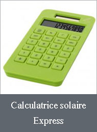 Calculatrice publcitaire solaire express