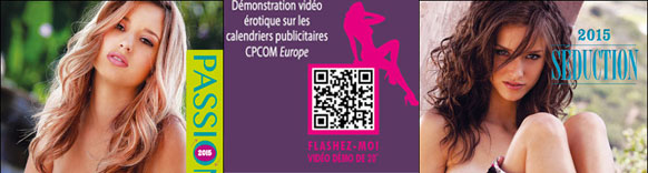 Calendrier publicitaire Flashcode