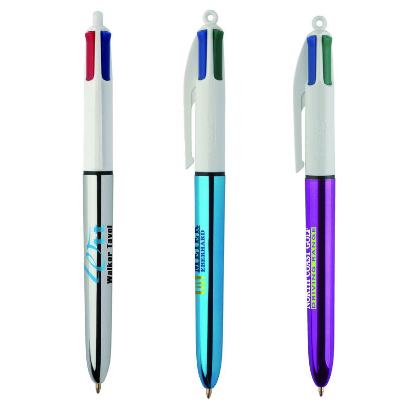 Stylo 4 couleurs personnalisable BIC Shine